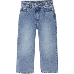 Vertbaudet - Wijde Jeans - Medium Lichaamsbouw - Blauw - 100% Katoen
