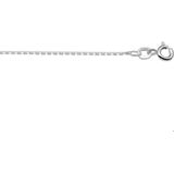 Dutch Jewel zilveren collier Anker geslepen 1.1 mm / 45cm