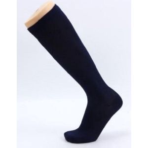 CHPN - Steunkousen - Compressie kousen - Sportsokken - L/XL - Compressie - Donkerblauw - Ondersteunende kousen - Reissokken