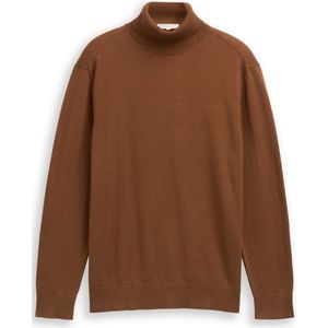 TOM TAILOR DENIM - Shirt - Ombregrijs - Ronde Hals - Halve Mouw