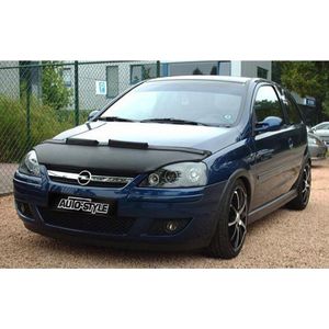 AutoStyle Motorkapsteenslaghoes Opel Corsa C 2001-2006 zwart