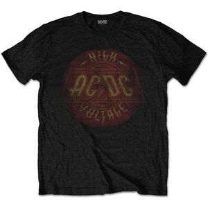 AC/DC - High Voltage Vintage Heren T-shirt - S - Zwart