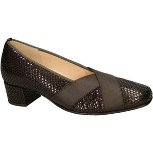 Hassia - Evelyn - Pumps - Donkerbruin - Extra Brede J-wijdte