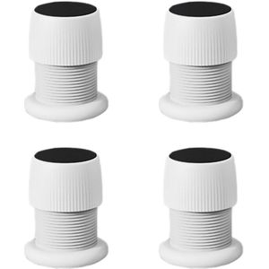 tooloflife Bedverhogers, 4 stuks 1,65 inch bankverhogers verstelbaar, zelfklevende meubelverhogers in hoogte tillen, zwaar belastbare bedliften, tafelverhogers, meubelverhogers, grote opbergruimte