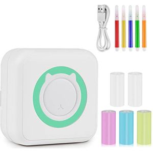 Draagbare Mini Fotoprinter - Draadloze Thermische Bluetooth Printer voor Smartphone