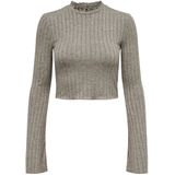 Only Tonja Top Met Lange Mouwen Beige S Vrouw