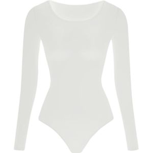 Teep Corrigerende Body Shapewear Lange Mouwen – Corrigerende Body’s – Corrigerend Ondergoed Dames – Shapewear Dames – Wit – Maat S