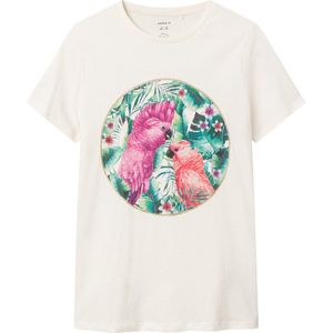 NAME IT NKFHILDE SS TOP PB Meisjes T-shirt - Maat 116