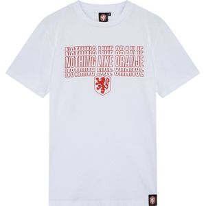 Nederlands Elftal T-shirt Heren - Wit - EK 2024 - Maat XL - Officiële KNVB Kleding - maat XL