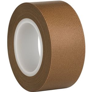 Hittebestendige Tape 300°C - PTFE Tape - 30mm breed - 0.13mm dikte - 10 meter - Bruin