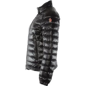 Moncler, Dames, Jassen, Zwart, Maat: XS Satijn,