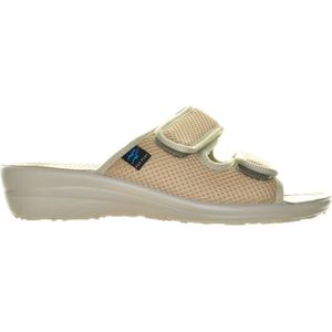 Flyflot 861028, damespantoffel, wit, 47 L