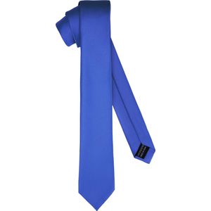 Ladeheid Smal Stropdas - Stropdassen voor heren - Lengte: 150 cm, Breedte: 6 cm - Blauw - LA-EA-TMM-6