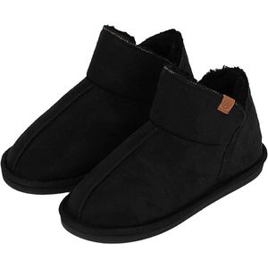 Apollo - Home Boots - Suede - Pantoffels Dames - Hoge Sloffen - Harde Zool
