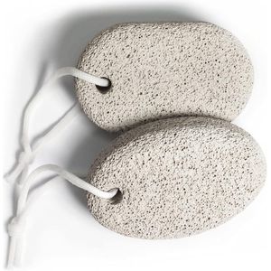 2x Natuurlijke Puimsteen voor Voeten & Handen – Verwijdert Dode Huid, Eelt & Eeltplekken – Natuurlijk Peelingsteen