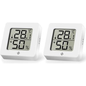 Equivera Huisthermometer - Kamerthermometer - Binnenshuis - Digitale Thermometer - Hygrometer
