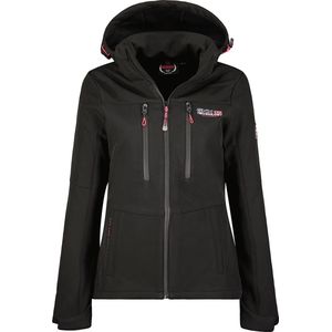 Geographical Norway - Dames Outdoorjas Softshell Jacket Timmex - Zwart - Maat S