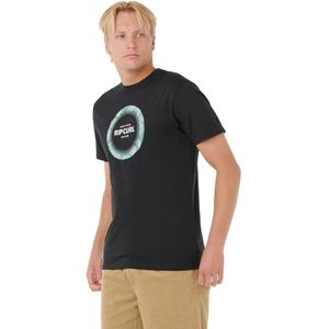 Rip Curl Filter T-shirt Met Korte Mouwen Zwart S Man