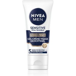 NIVEA MEN Sensitive Skin & Stubble Moisturizer Gezichtsgel - Dagcrème Mannen - Gezichtscreme - 50ml