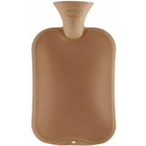 Warmwater Kruik - Bruin - 2 Liter - Winter Kruiken - Bedkruiken