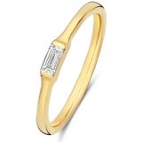 Isabel Bernard - Diamanten Ring - Transparant - 14 Karaat Goud