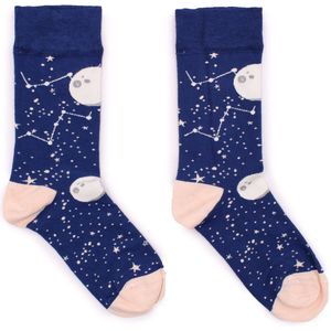 Hop Hare - Bamboe sokken - Vrolijke sokken - Grappige sokken - Happy Socks - Moon Walk - Unisex - maat 41-46