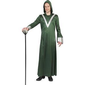 Funny Fashion - Elfen Feeen & Fantasy Kostuum - Koning Van De Elfen Thranduil - Man - Groen - One Size - Halloween - Verkleedkleding