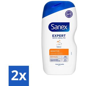 Sanex Douchegel Expert Skin Health Sensitive 400 ml - Voordeelverpakking - 2 stuks