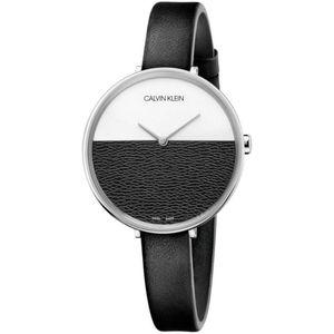 Calvin Klein Rise horloge  - Zwart