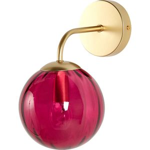 BOOMI - Wandlamp - Bordeaux - Metaal