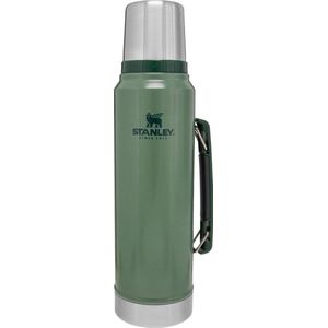 Stanley - Classic Legendary Bottle - Thermosfles - Hammertone Green - 1L - Roestvrijstaal - Vaatwasserbestendig