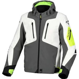 Macna Angle Grey Yellow Jackets Textile Waterproof XL - Maat - Jas