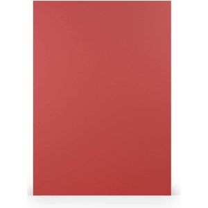 PAPERADO, pak van 50 vellen papier 160gr knutselpapier van A4 , 29,7 x 21 cm - om te beschilderen, knutselen en te printen ROSSO