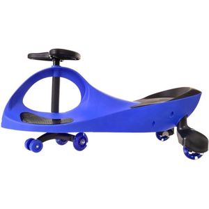 Viking Choice - Wiggle car - LED wielen - tot 130 kg - blauw
