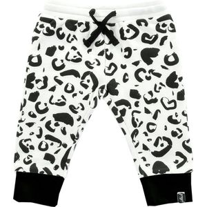 Jollein broekje Leopard Black & White Maat 50/56