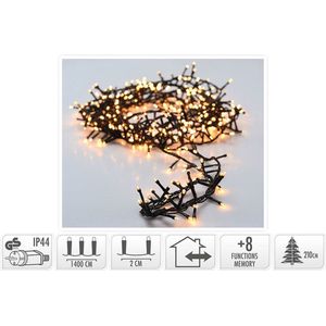 Micro Cluster 700 LED's -14 meter - warm wit