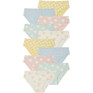 Vertbaudet Set van 10 slipjes voor meisjes met fantasie