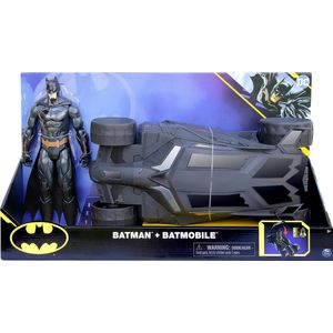 DC Comics Batman - Speelfiguur - Batmobile met Batman - 30cm