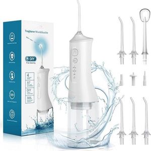 Waterflosser - Grondige en Zachte Mondreiniging - Voor Tanden, Tandvlees en Beugels - Draadloos en Efficiënt Design - Dagelijkse Mondverzorging Thuis of Onderweg - Fris en Gezond Gebit