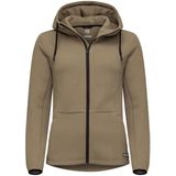 Cutter & Buck Pemberton Hood Fz Dames Khaki maat S