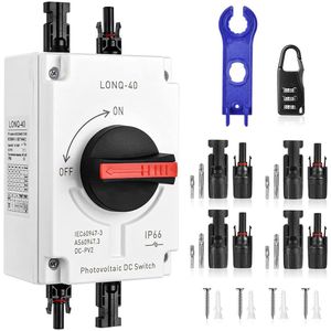 PhotovoltaÃ¯sche DC Schakelaar - IP66 Waterdicht - DC 1200V 40A Isolator voor Motorhomes en Huizen