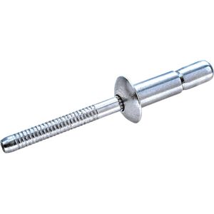 GOEBEL® - 250 x Constructie blindklinknagels (Ø x L) 6,4 x 14,5 mm - RVS A2 / RVS A2 - Platbolkop - GO-LOCK - 7770506414 - Popnagel