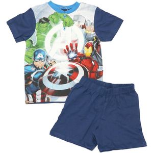 Marvel Avengers - Shortama - Donkerblauw - Katoen