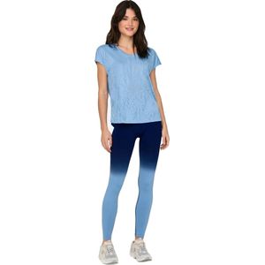 Only Play Aya Nd Ss Vn Loose Bat Train Dames Tee 15318944-blue - Kleur Blauw - Maat XS