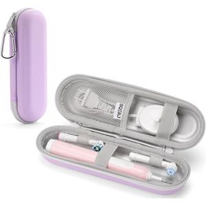 Draagbare elektrische tandenborstel reisetui - Lila en waterdicht