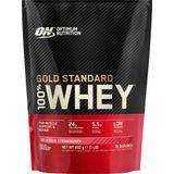 Optimum Nutrition Gold Standard 100% Whey Protein - Delicious Strawberry - Proteine Poeder - Eiwitshake - 465 gram (15 servings)