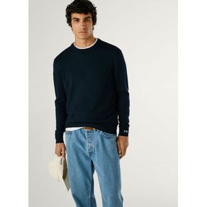 Pepe Jeans - PM7000013 - Gebreide Trui - Marineblauw - Casual - Katoen