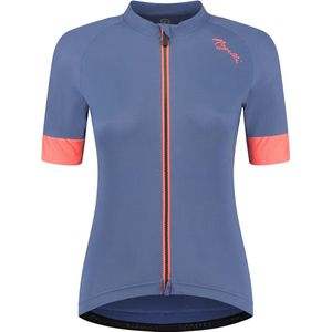 Rogelli Modesta Fietsshirt - Korte Mouwen - Dames - Blauw, Koraal - Maat XL