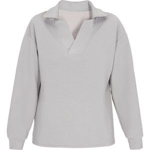 myMo - Blouse - Losse Pasvorm - V-hals - Lange Mouwen