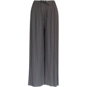 Hoogwaardige Dames Flare Broek / Pants | Flared Pantalon | Grijs - Maat XL